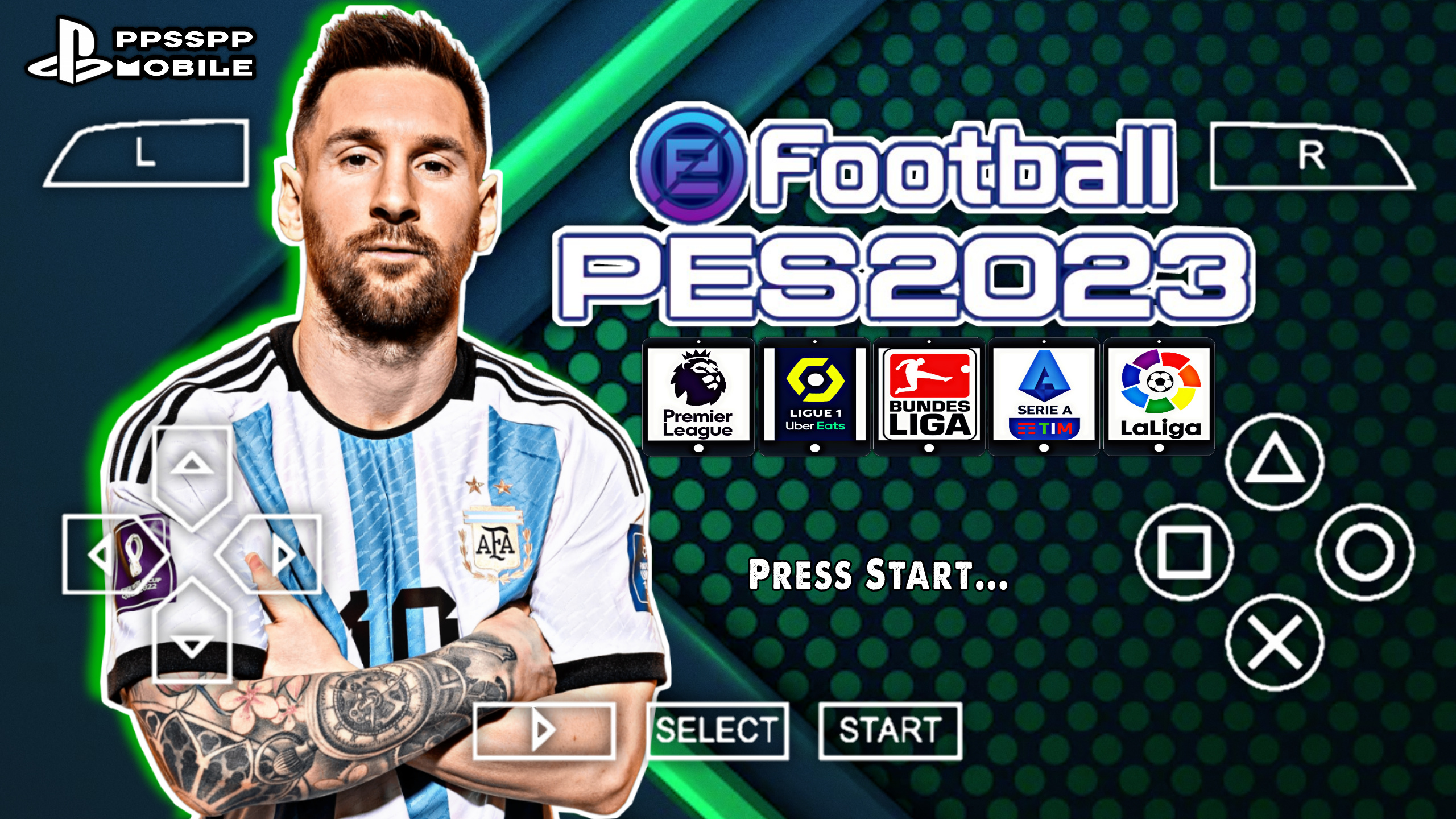 EFOOTBALL PES 2023 PPSSPP BRASILEIRÃO A+B E EUROPEUS + COPA DO BRASIL E  ELENCOS ATUALIZADOS!! 