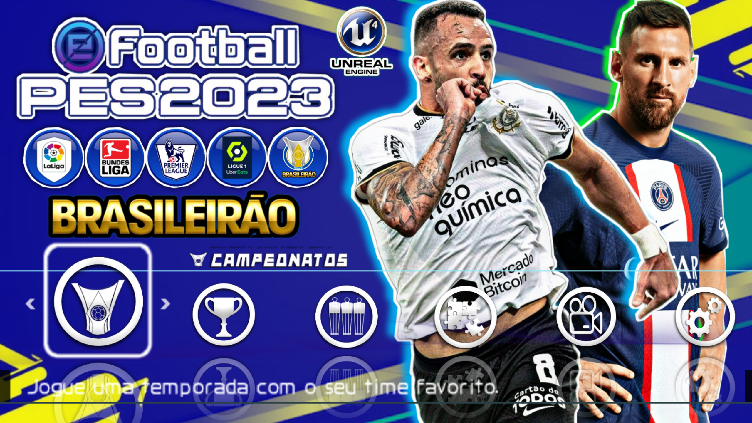 Sensacional! PES 2017 Lite 300 MB Remasterizado Offline Para ANDROID/PPSSPP  - God Cardoso