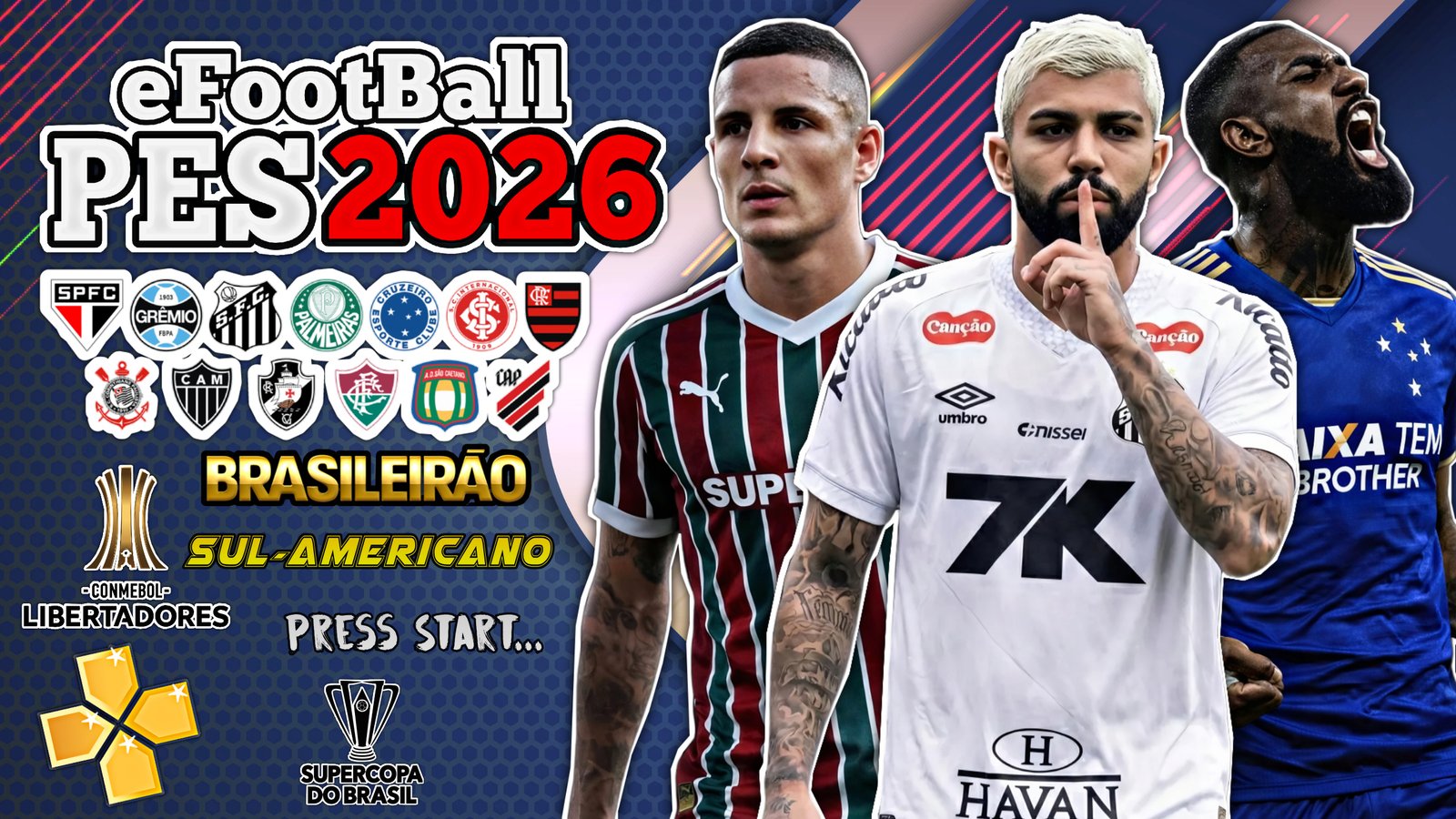 PASSO A PASSO INSTALAÇÃO PES 2026 No PPSSPP Atualizado Gráficos HD Offline