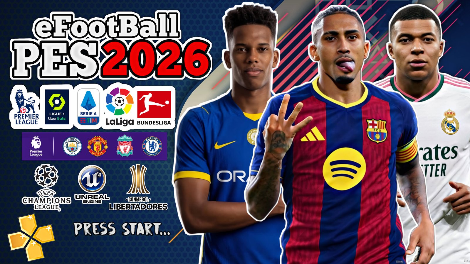 Novo PASSO A PASSO INSTALAÇÃO PES 2026 No PPSSPP Atualizado Gráficos HD Últimas Transferências