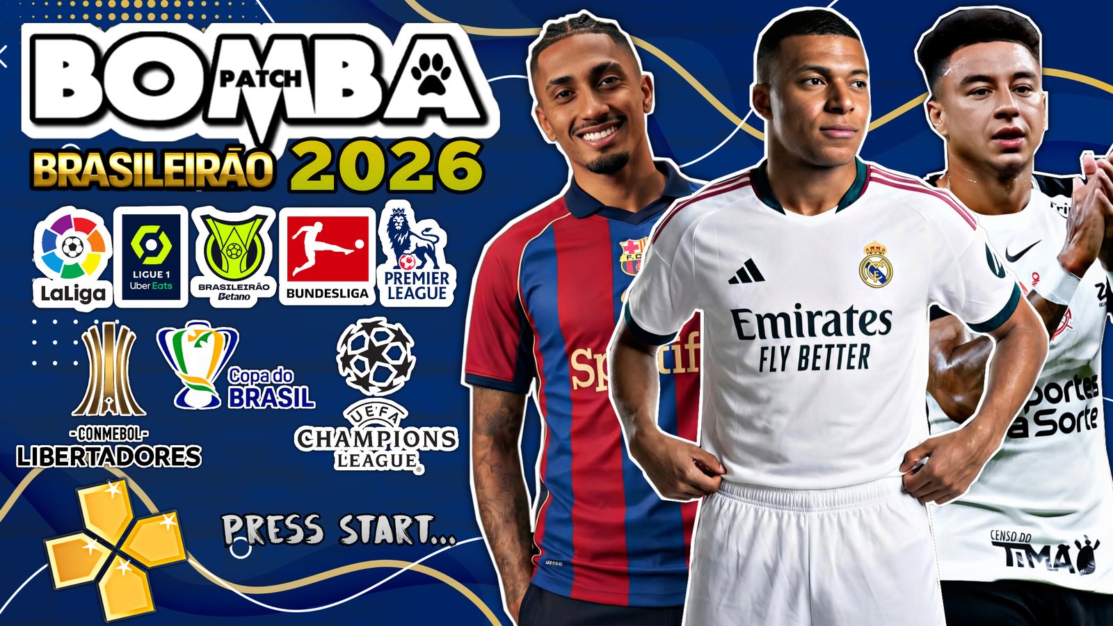 Download BOMBA PATCH 2026 PPSSPP ANDROID 100% Atualizado