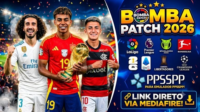 BOMBA PATCH 2026 PPSSPP Download Lite 300 MB Download MEDIAFIRE