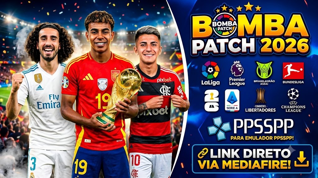 BOMBA PATCH 2026 PPSSPP Download Lite 300 MB Download MEDIAFIRE