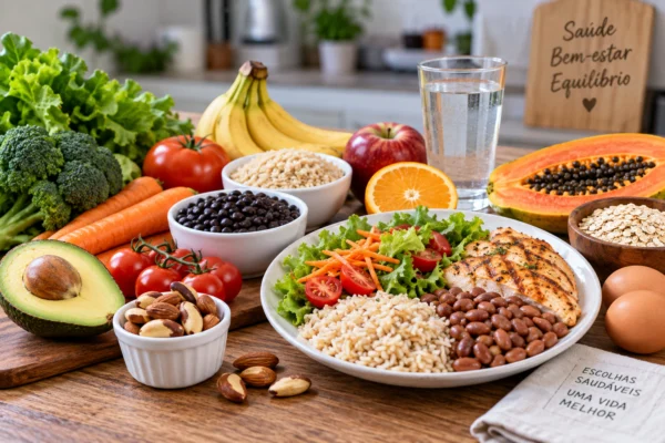 Alimentos que ajudam a manter uma alimentação equilibrada no dia a dia